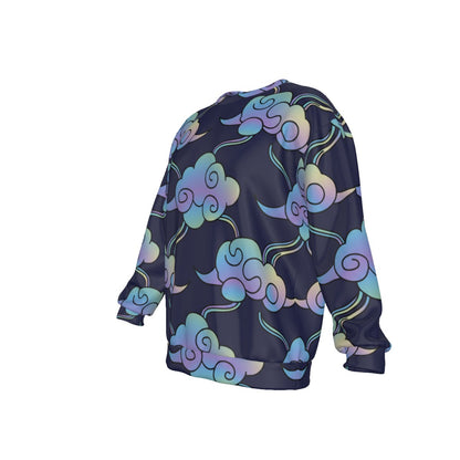 Men's Drop Shoulder Round Neck Long-Sleeved Sweatshirt