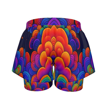 Unisex Sports Lined Shorts