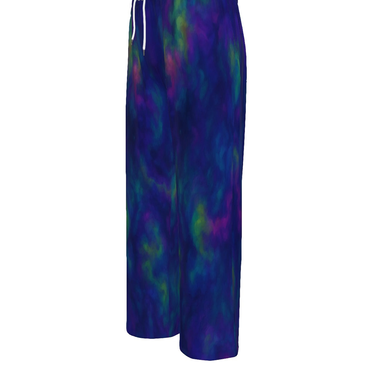 Unisex Knitted Fleece Wide Leg Pants