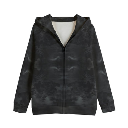 Unisex Kid's Zip Up Raglan Sleeve Hoodie | 310GSM Cotton