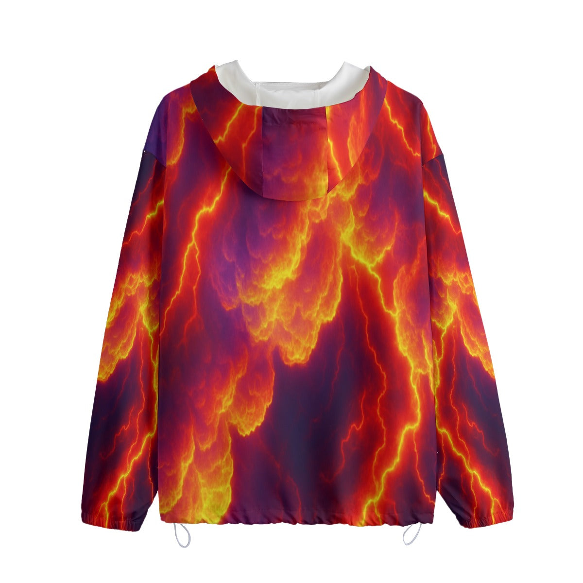 Unisex Pullover Jacket With Zipper Closure