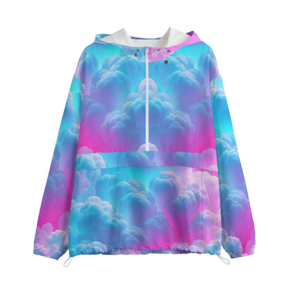 Unisex Pullover Jacket With Zipper Closure