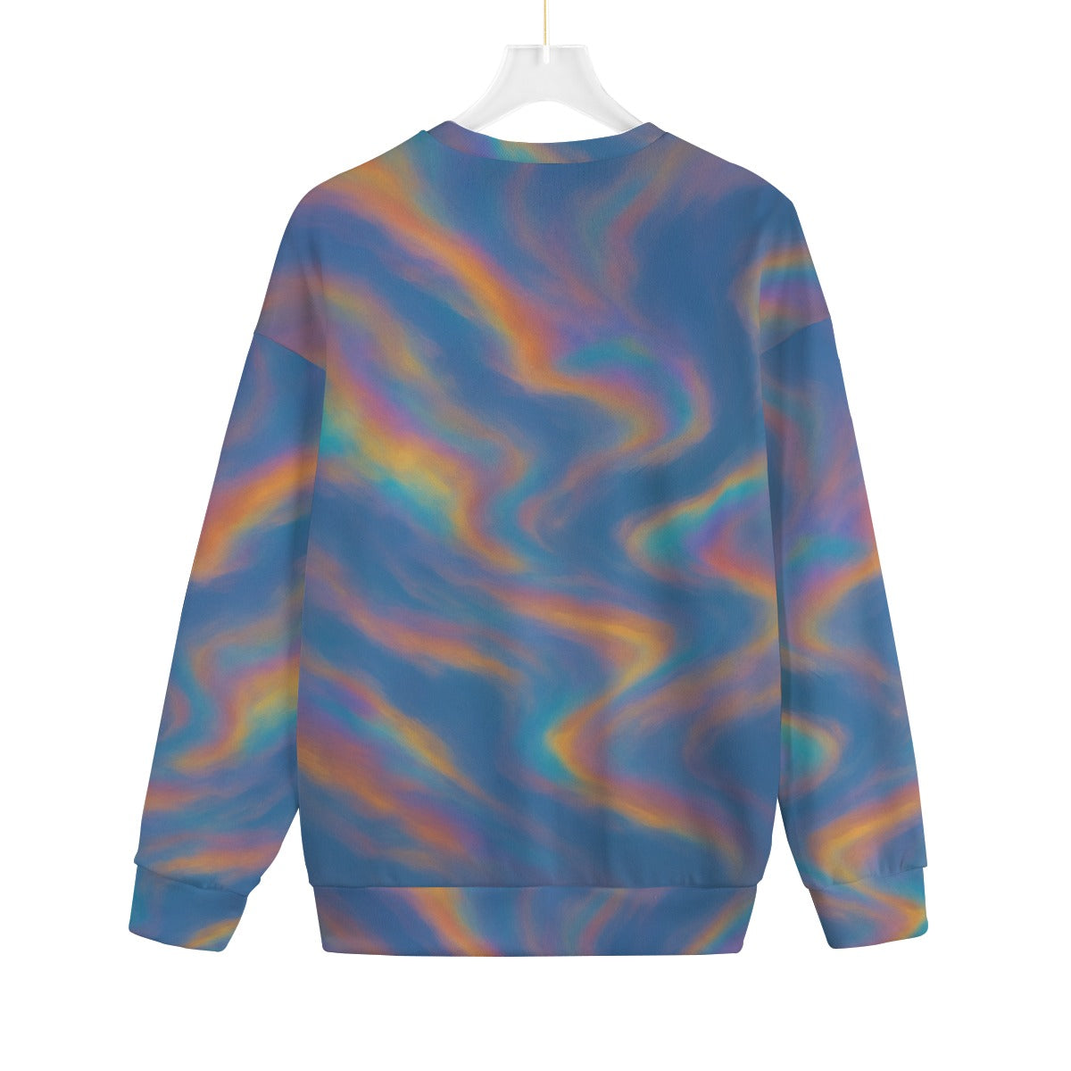 Unisex Drop-shoulder Knitted Fleece Sweater - view 2