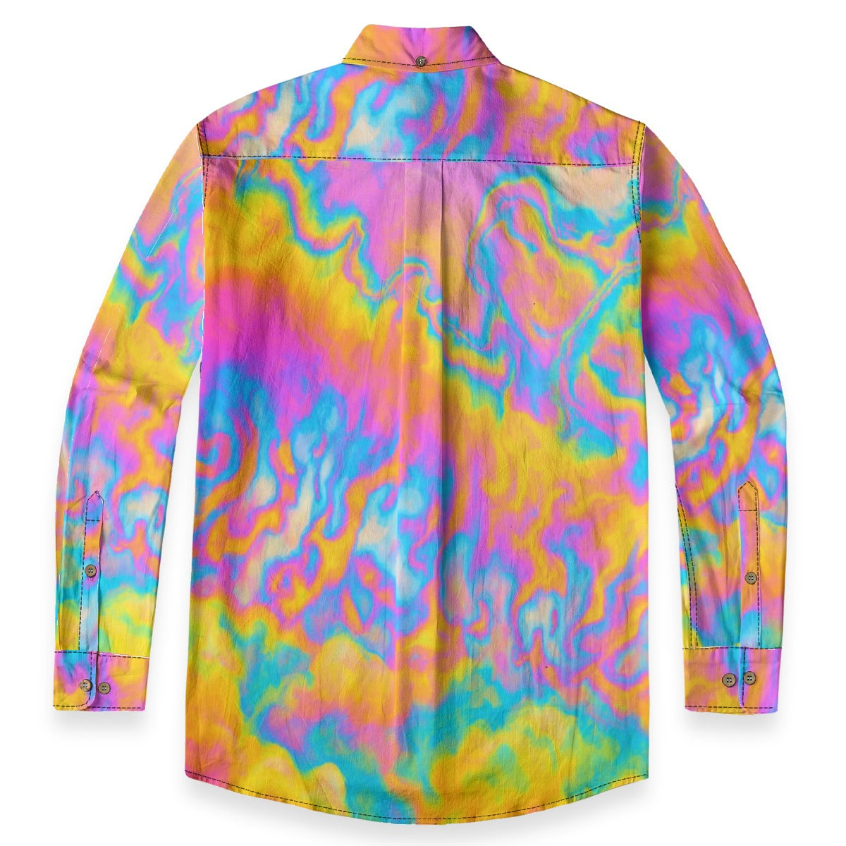 Men's Casual Lapel Long Sleeve Shirt|125GSM Cotton