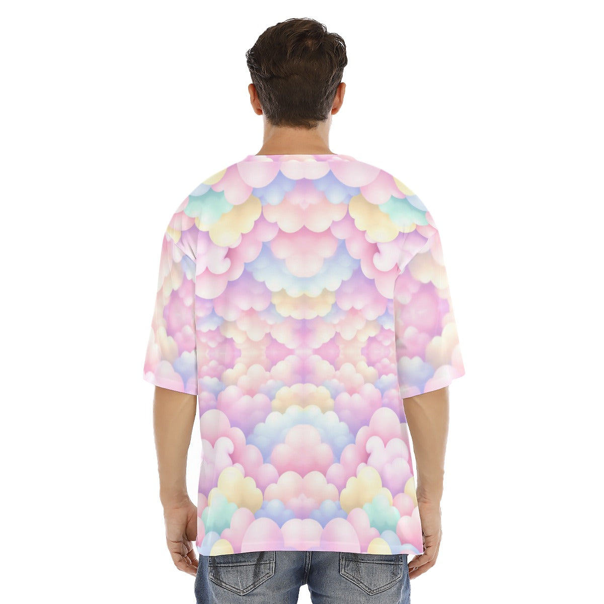 Men's Drop Shoulder T-shirt With Short Sleeve