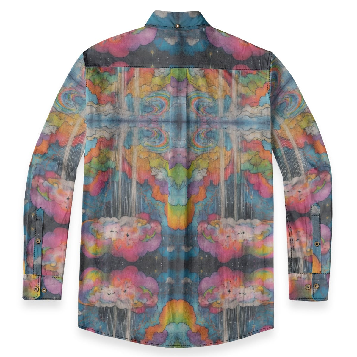 Men's Casual Lapel Long Sleeve Shirt|125GSM Cotton