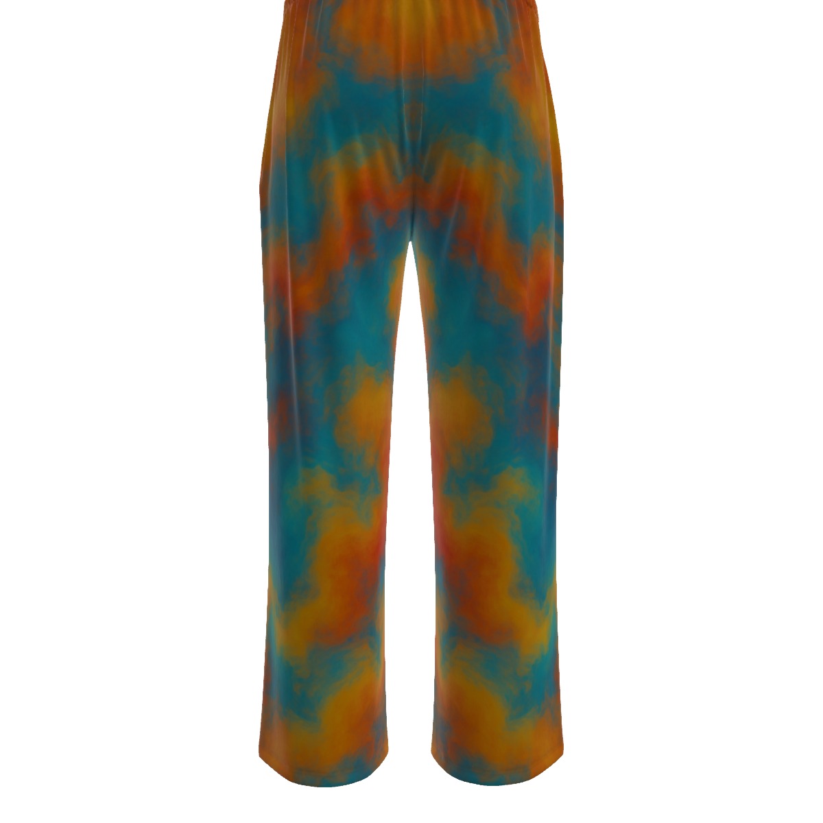 Unisex Knitted Fleece Wide Leg Pants