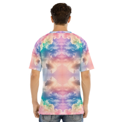 Men's Raglan Sleeve T-shirt With Button Closure