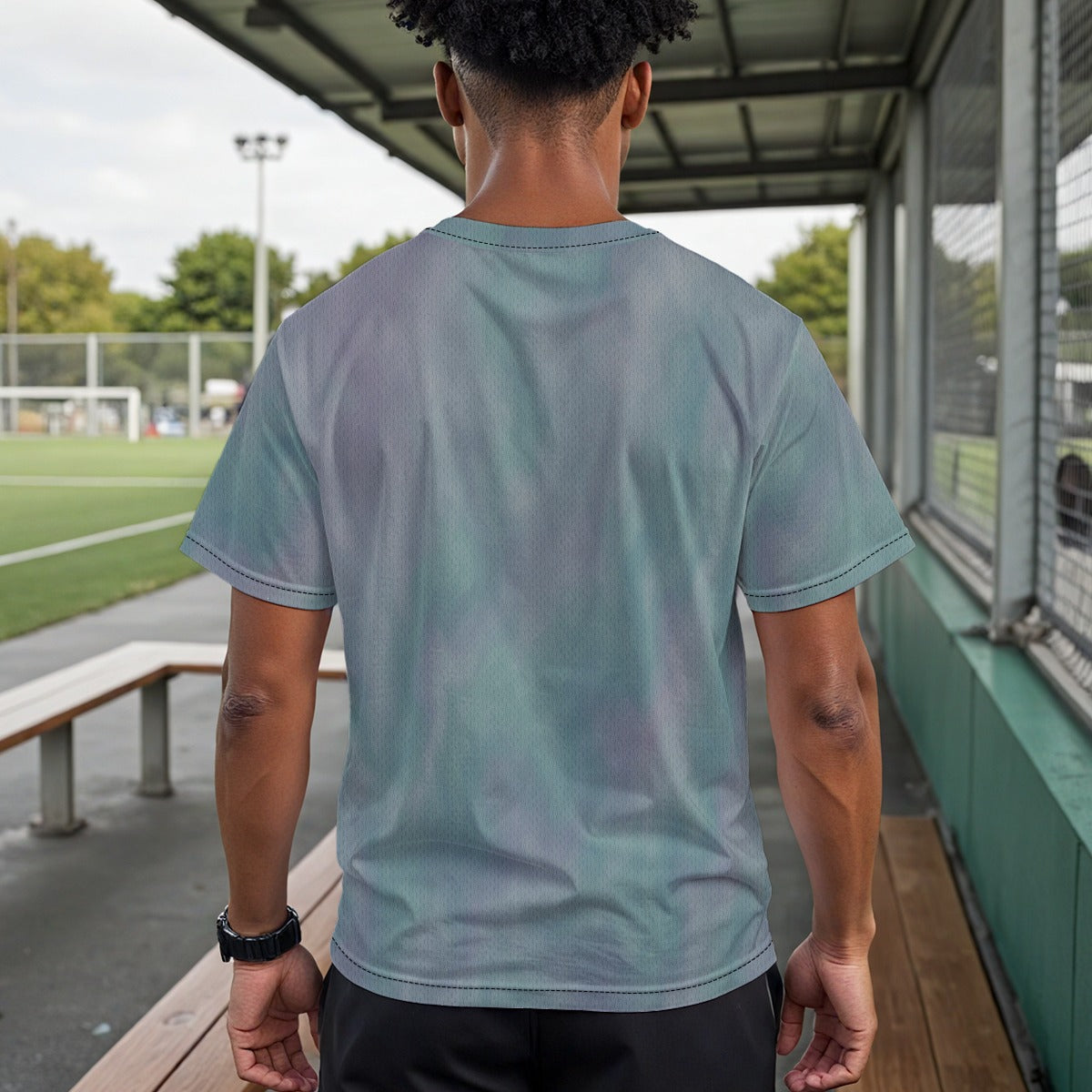 Unisex Drop Shoulder Crew Neck T-Shirt