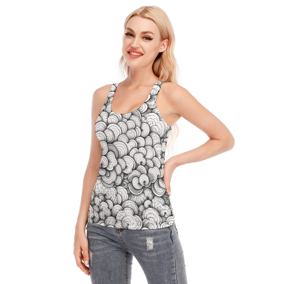 Women's Racer Vest | 190GSM Cotton