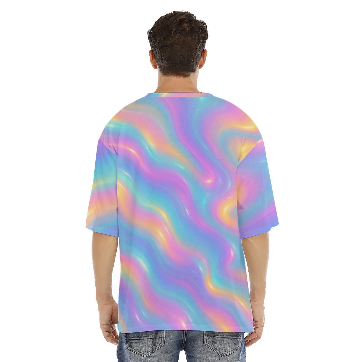 Men's Drop Shoulder T-shirt With Short Sleeve