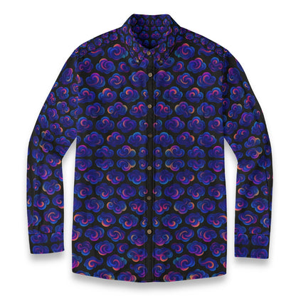 Men's Casual Lapel Long Sleeve Shirt|125GSM Cotton