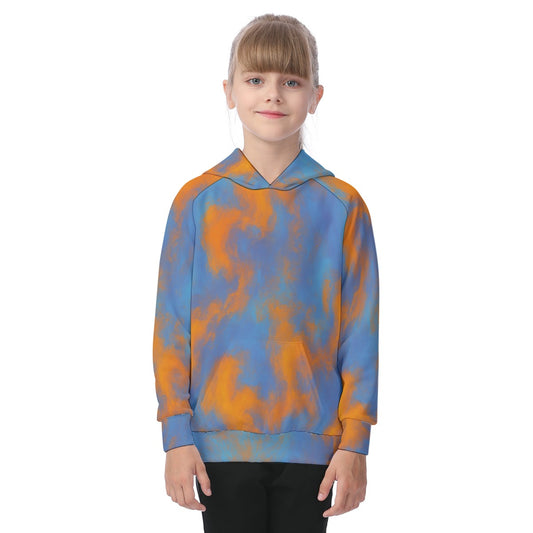 Unisex Kid's Raglan Pullover Hoodie