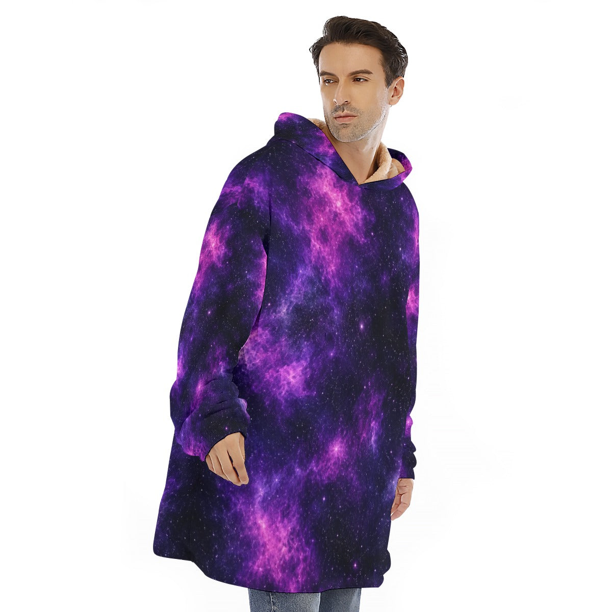 Unisex Sherpa-Fleece Hoodie Blanket - view 2