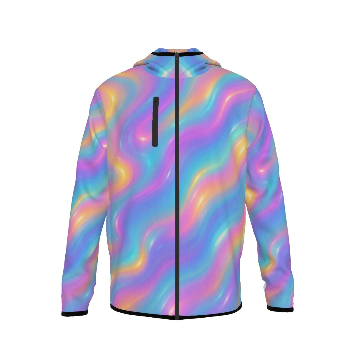 Men's Stylish Hoodie with Thumb Hole Design - view 1