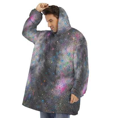 Unisex Sherpa-Fleece Hoodie Blanket - view 3