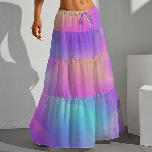 Women's Pleated Long Skirt