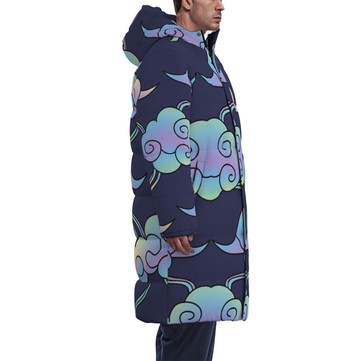 Unisex Long Down Jacket