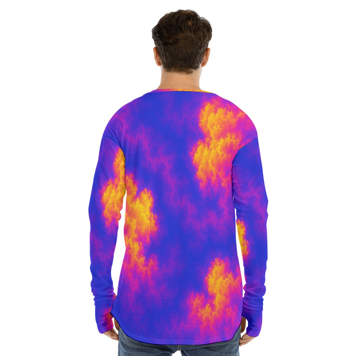 Men's Fingerless Long Sleeve T-shirt