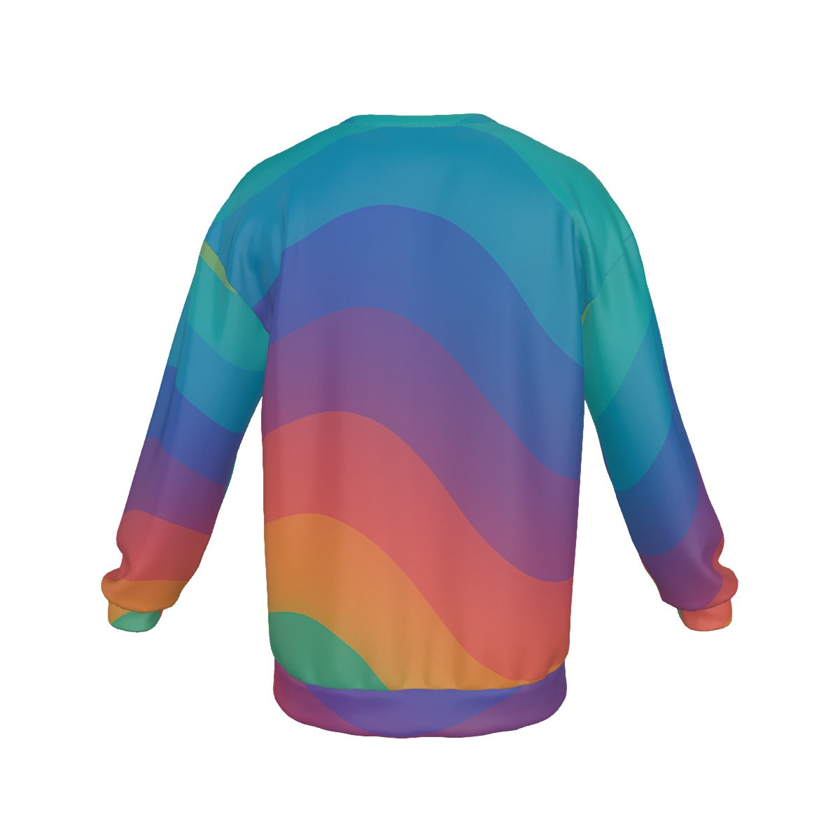 Men's Drop Shoulder Round Neck Long-Sleeved Sweatshirt