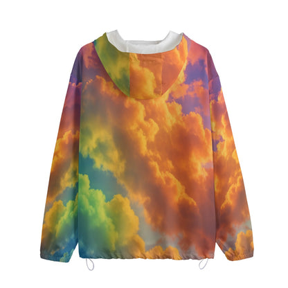 Unisex Pullover Jacket With Zipper Closure