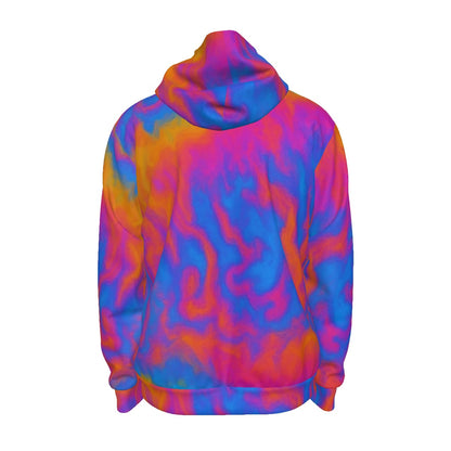 Unisex Zipper Hoodie With Black Lining