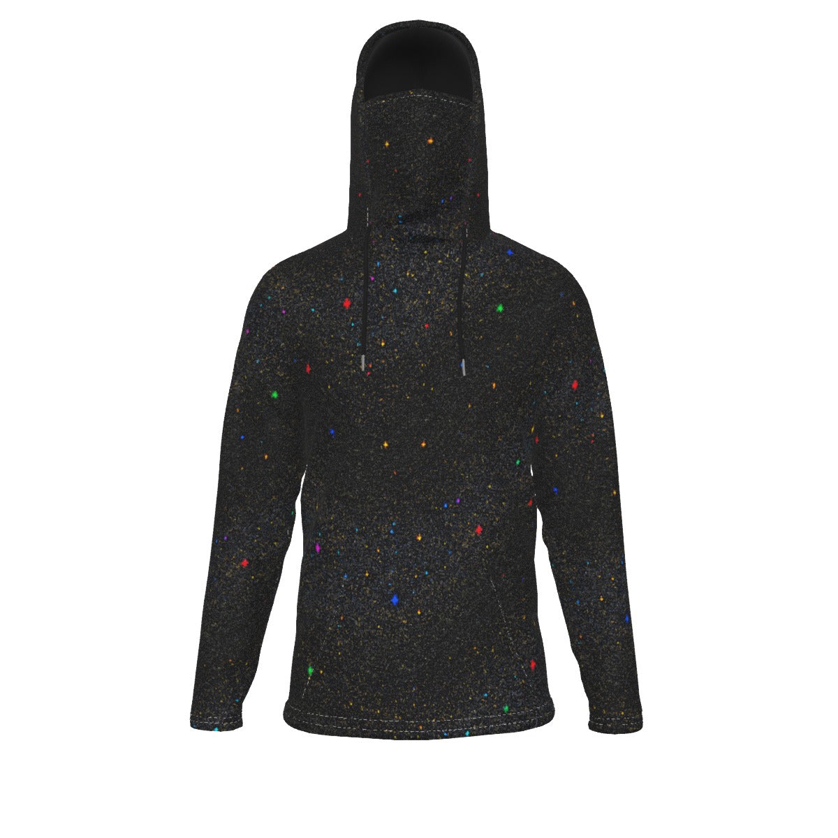 Men's Pullover Hoodie With Mask - view 1