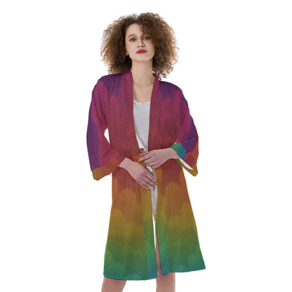 Women's Satin Kimono Robe
