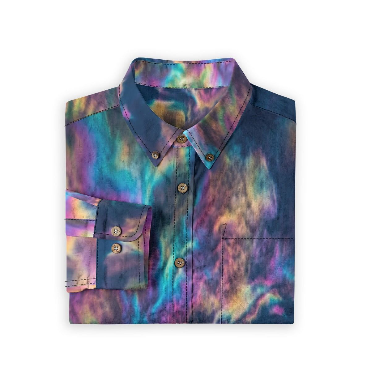 Men's Casual Lapel Long Sleeve Shirt|125GSM Cotton