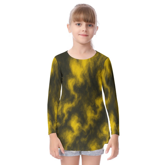 Unisex Kid's Long Sleeve O-neck T-shirt