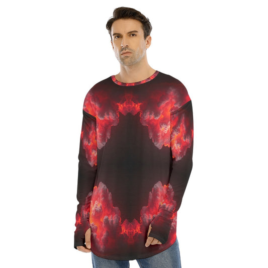 Men's Fingerless Long Sleeve T-shirt