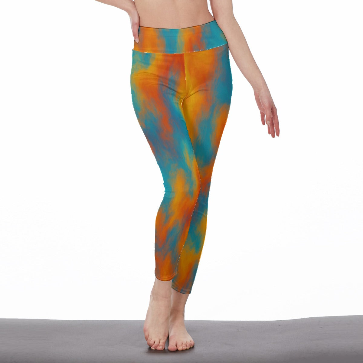 Women's High Waist Leggings | Side Stitch Closure