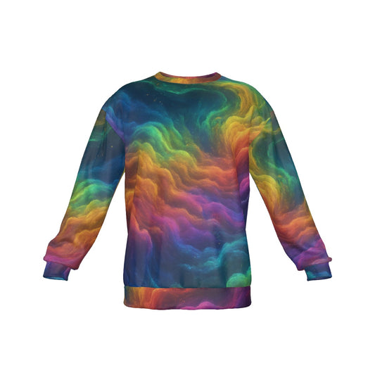 Men's Drop Shoulder Round Neck Long-Sleeved Sweatshirt