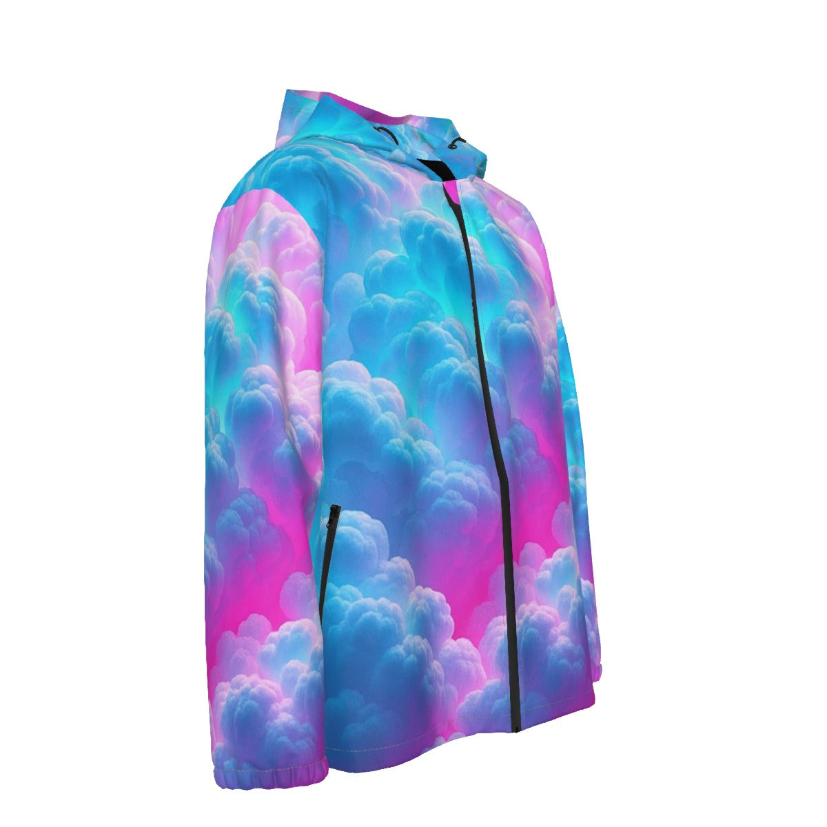 Men's Hooded Zipper Windproof Jacket