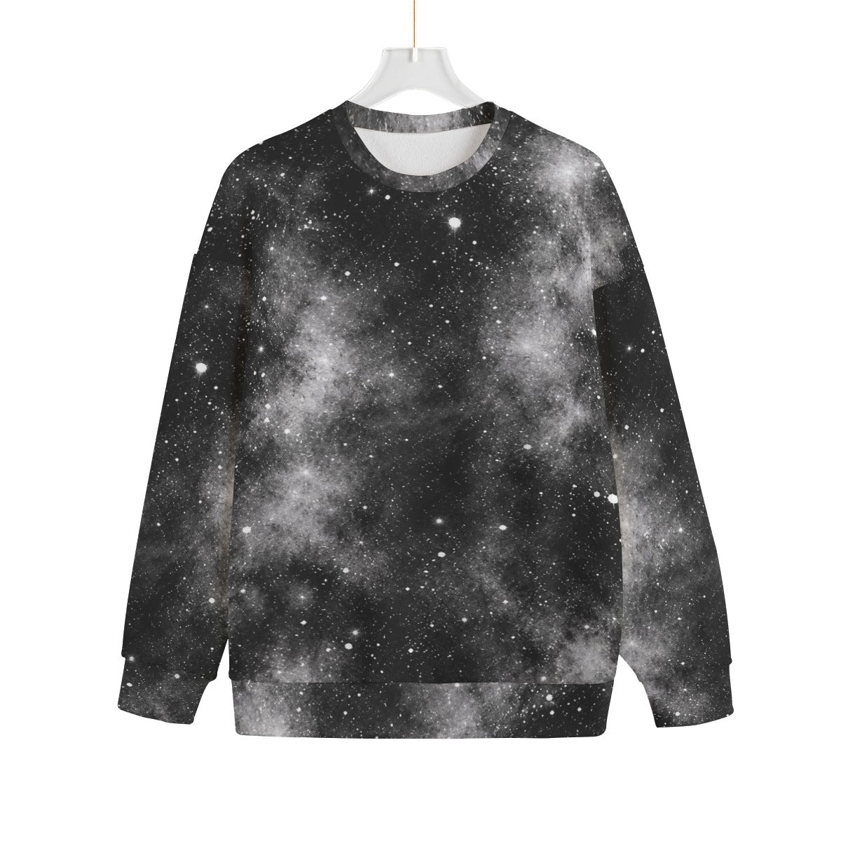Unisex Drop-shoulder Knitted Fleece Sweater - view 1