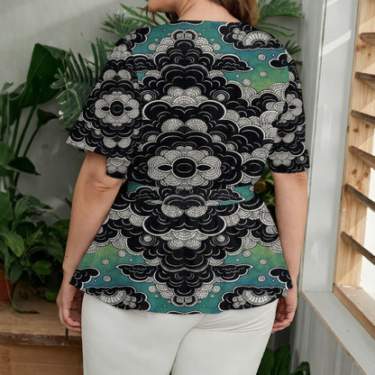 Women's Wrap Blouse