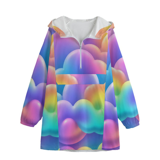 Unisex Windbreaker Long Jacket