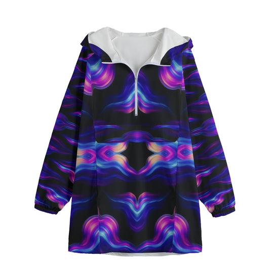 Unisex Windbreaker Long Jacket