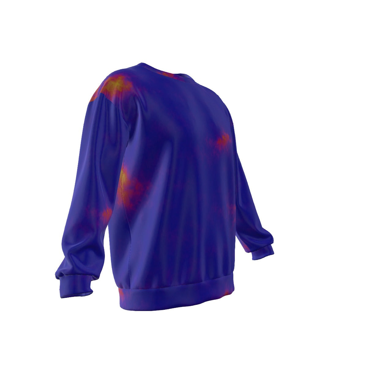 Men's Drop Shoulder Round Neck Long-Sleeved Sweatshirt