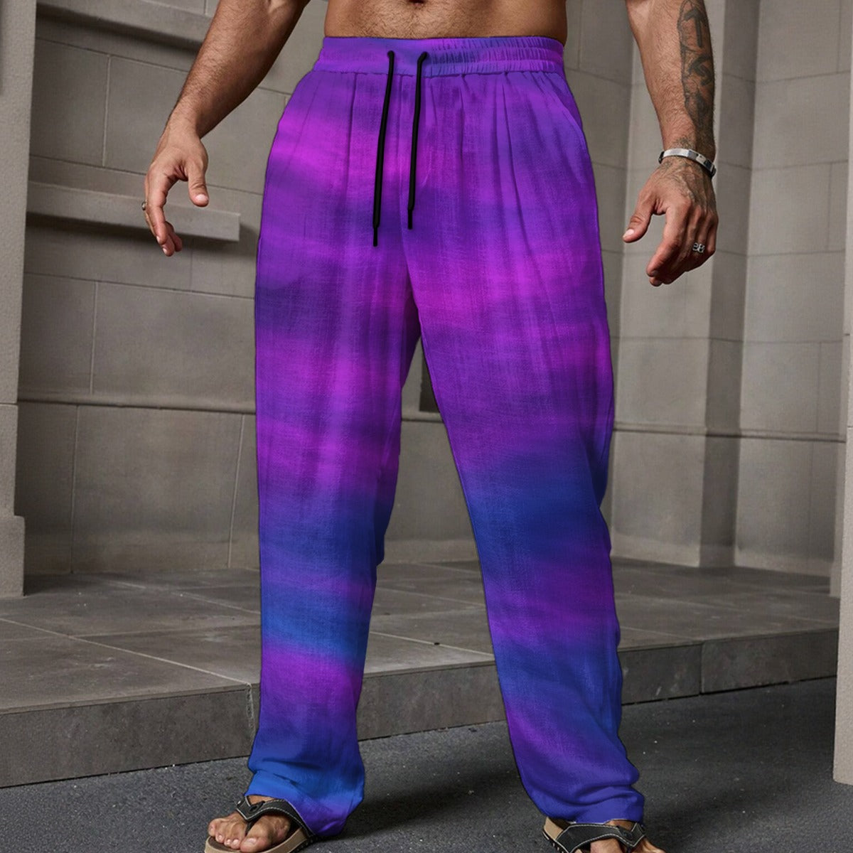 Men's Loose Casual Pants With Pocket