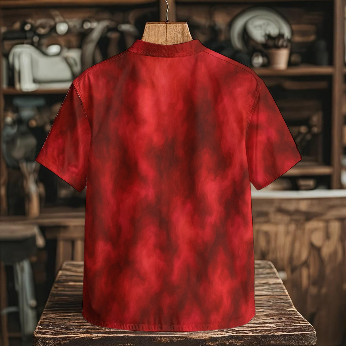 Men's Henley Shirt With Chest Pocket