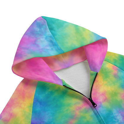 Children’s Zip-Up Raglan-Sleeve Hoodie | 310 GSM Cotton - view 3