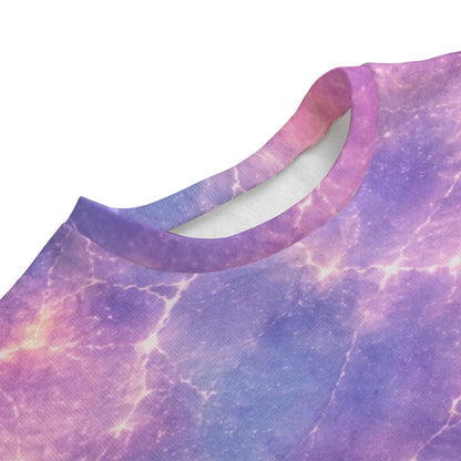 Unisex Drop-shoulder Knitted Fleece Sweater - view 3
