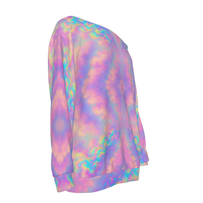 Women's Off-Shoulder Sweatshirt