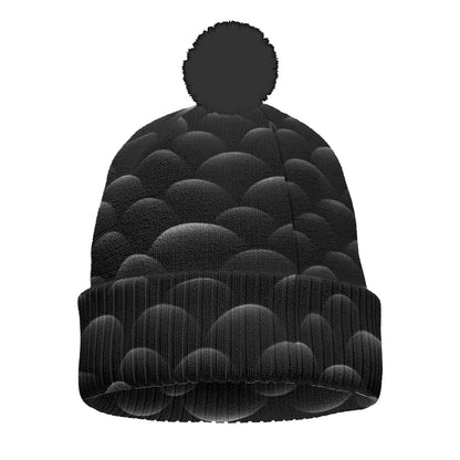 Unisex Knitted Hat With Pom-Pom