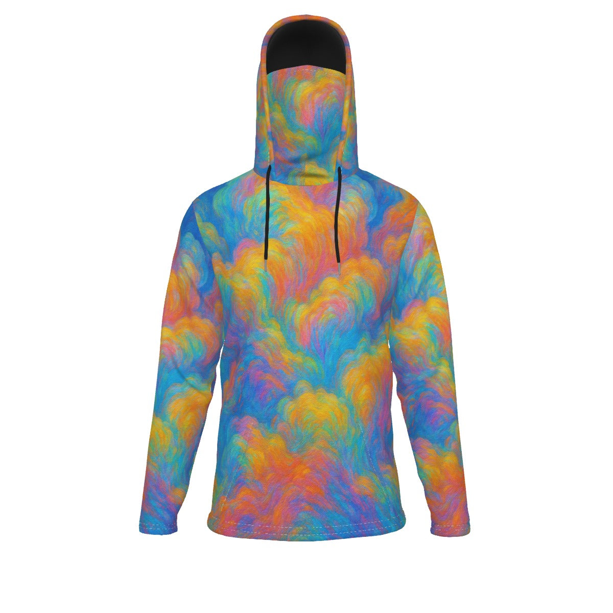 Men's Pullover Hoodie With Mask - view 1