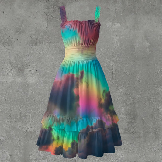 Women‘s Ruffle Hem Dress