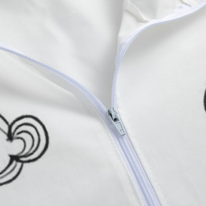 Unisex Windbreaker Long Jacket