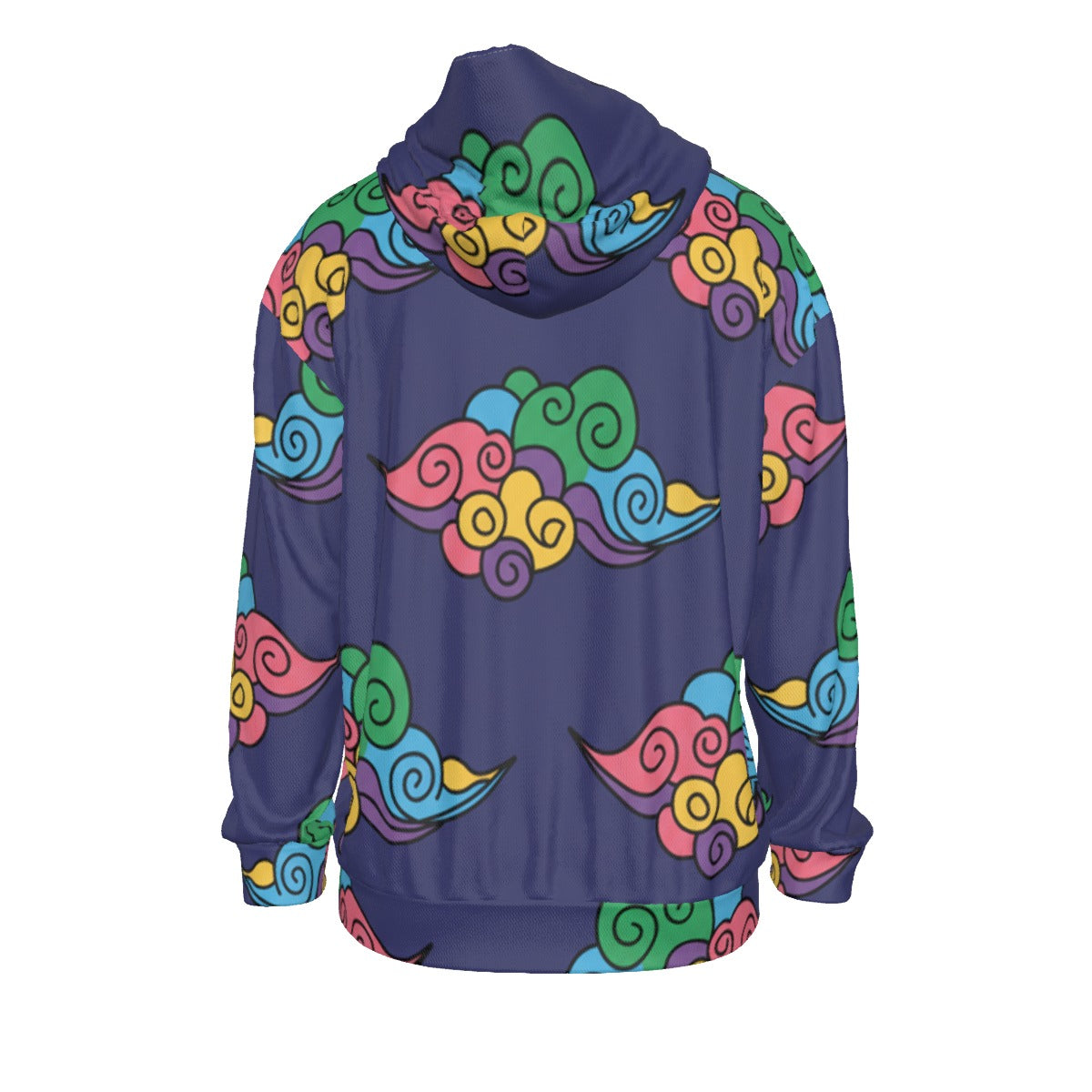 Men's Drop Shoulder Patch Pocket Hoodie