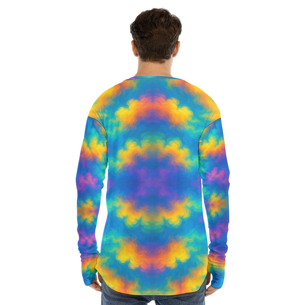 Men's Fingerless Long Sleeve T-shirt